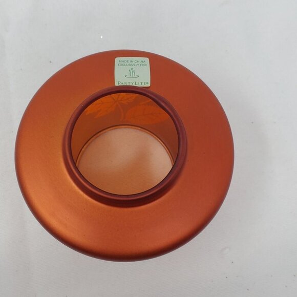 PartyLite Joy of Autumn Mini Barrel Jar Shade P90487 - Picture 3 of 7